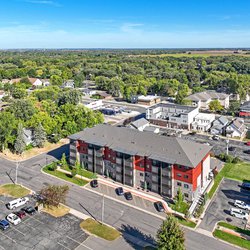 exterior view at Rivertown Residencial Suites located in Monticello, MN